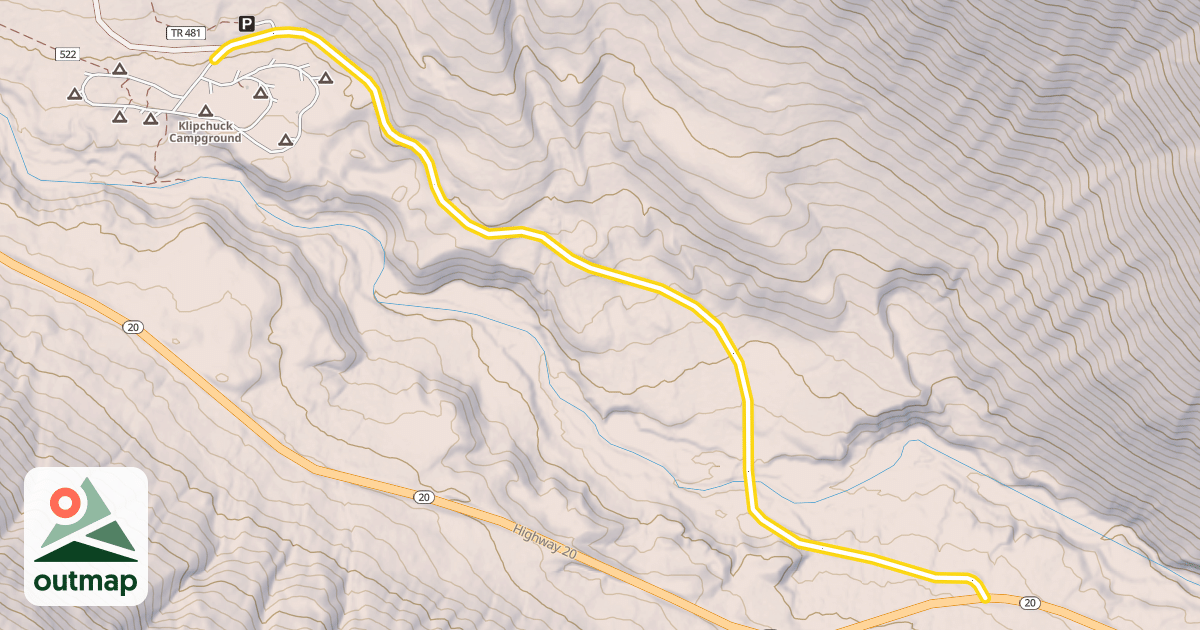 Map of National Forest Development Road 300