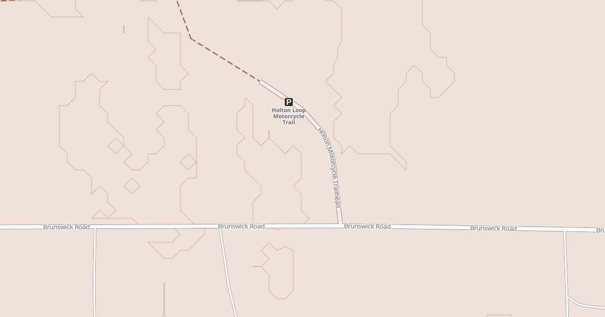 Map preview of HOLTON MOTORCYCLE TRAILHEAD
