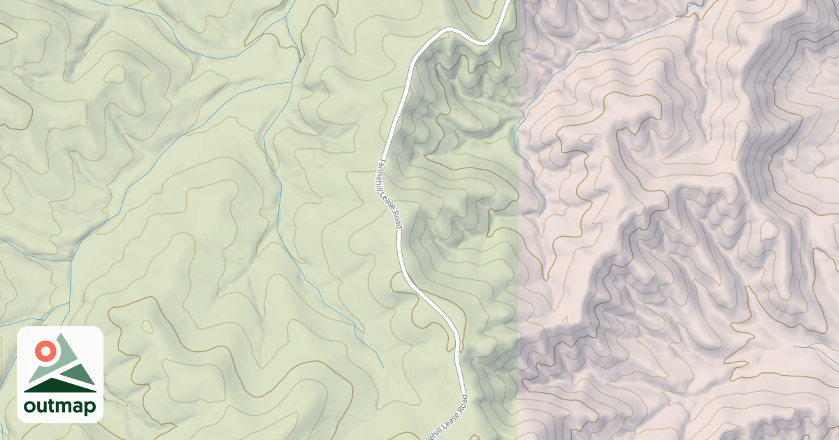 Map of 16049: Temblor Ridge
