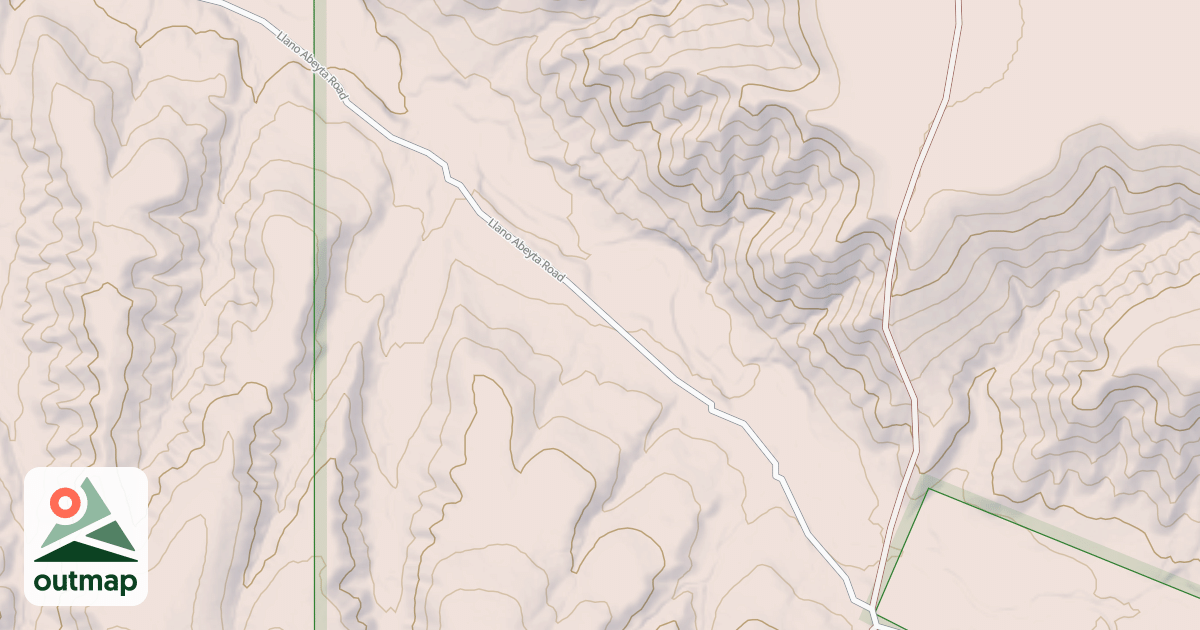 Map of LLANO ABEYTA