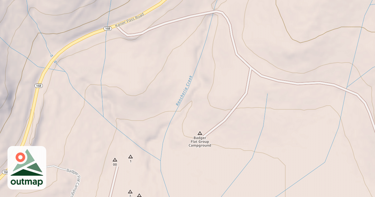 Map of BADGER GROUP C.G.
