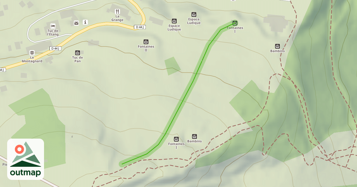 Map of Fontaines I