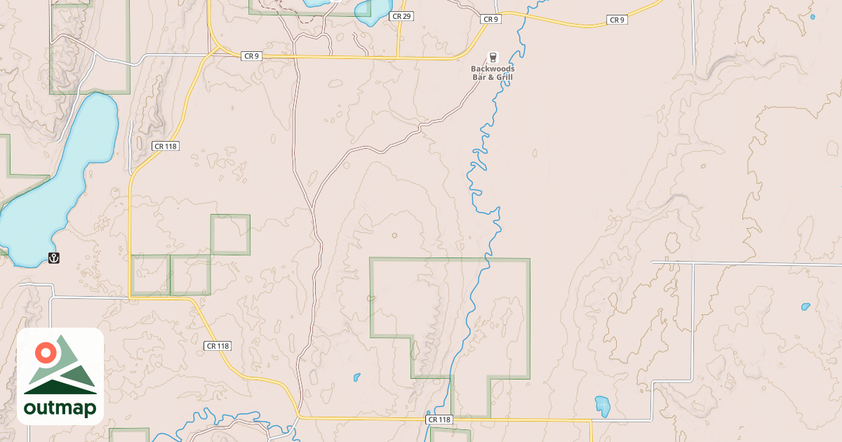 Map of Schoolcraft Trail