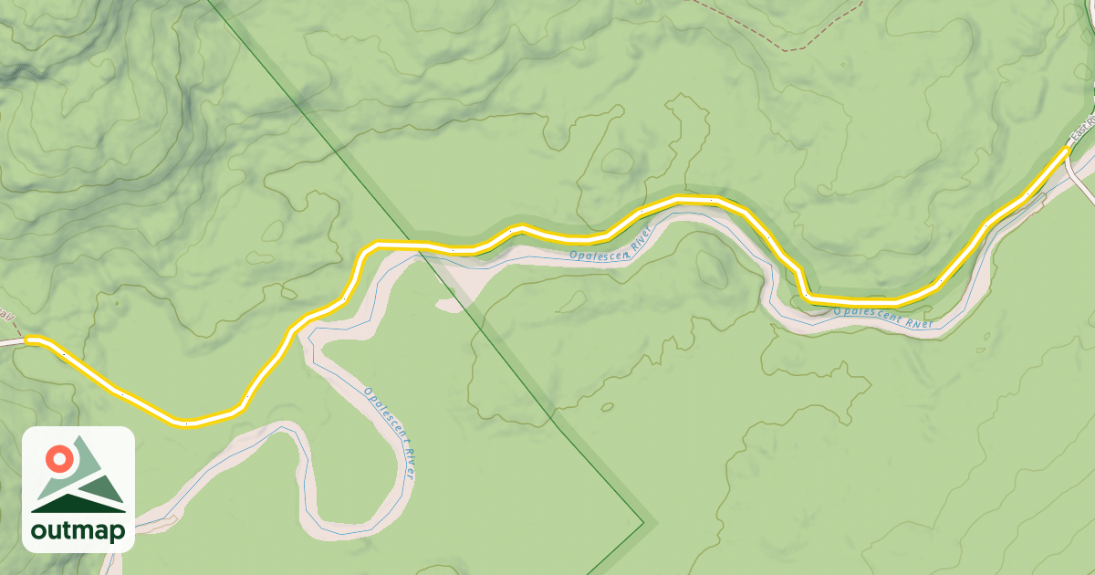 Map of East River Trail