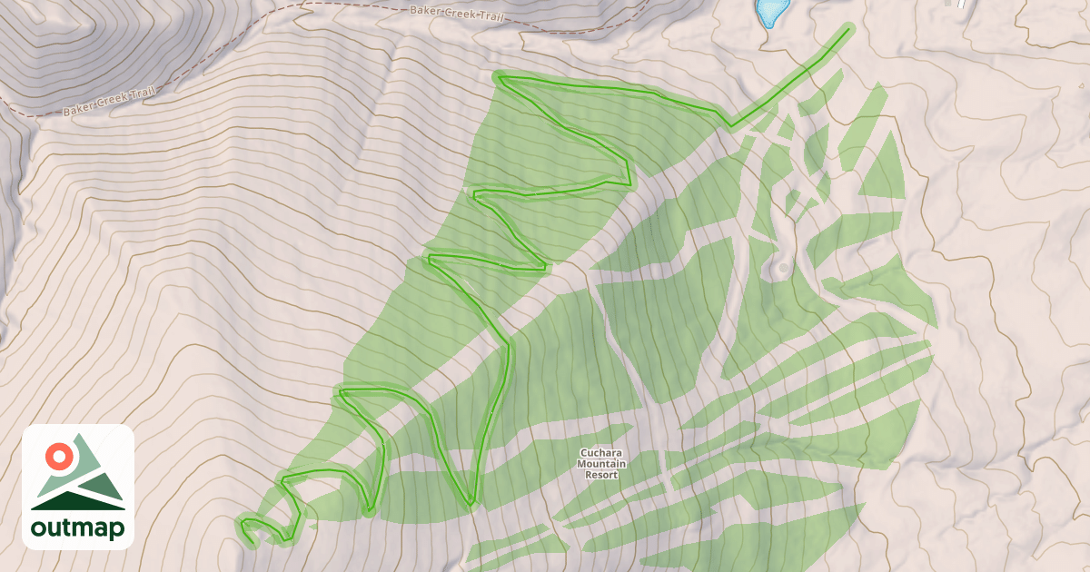 Map of Gallina Gulch