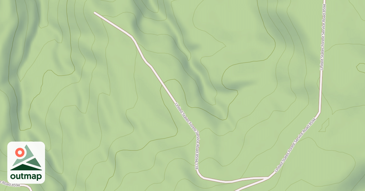 Map of USFS National Forest System Roads {32B71B46-936B-45B4-BAA2-2A83BE7A41A0}
