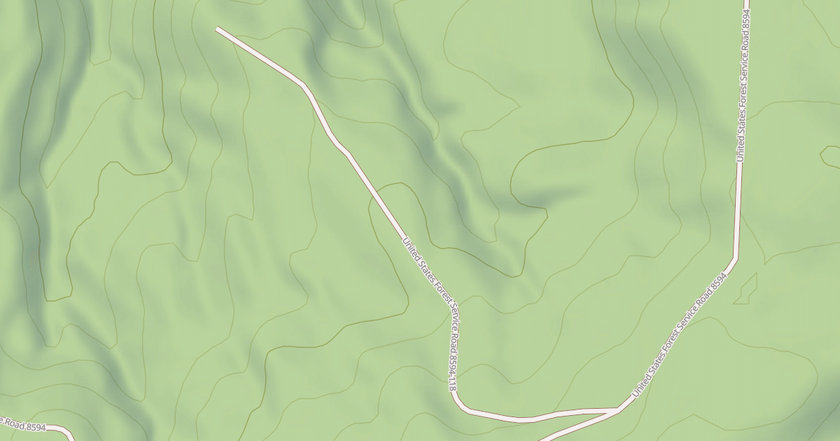Map preview of USFS National Forest System Roads {32B71B46-936B-45B4-BAA2-2A83BE7A41A0}