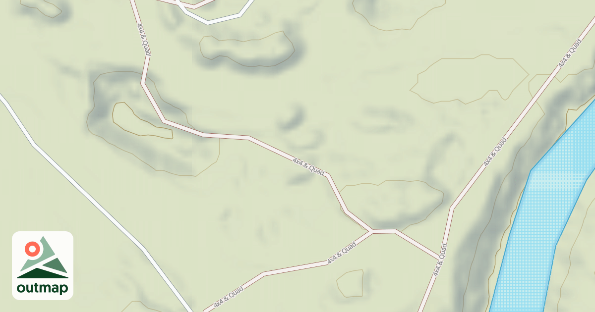 Map of Interlake State Recreation Area Trails