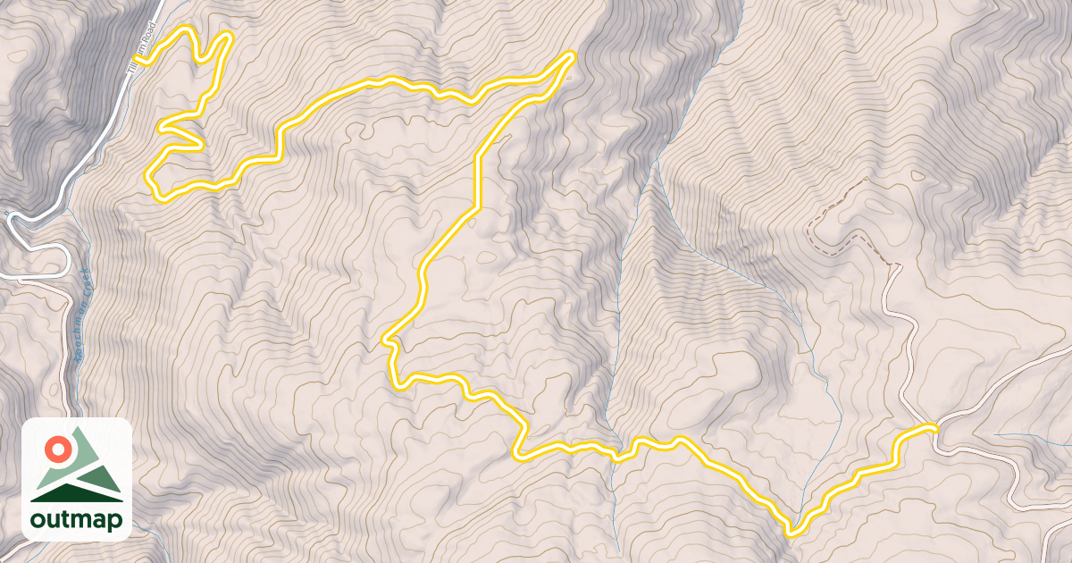Map of Rothrock Road