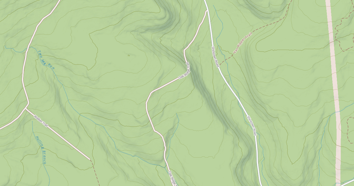 Map preview of Whiskey Springs Trails