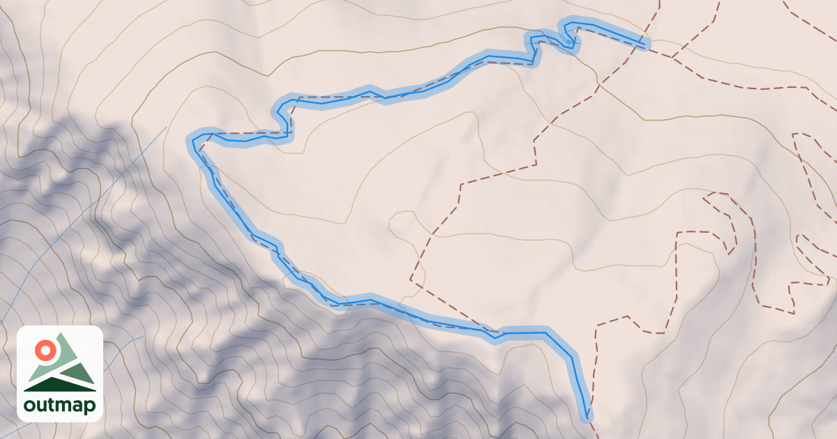Map of Skeeter's Ridge Trail