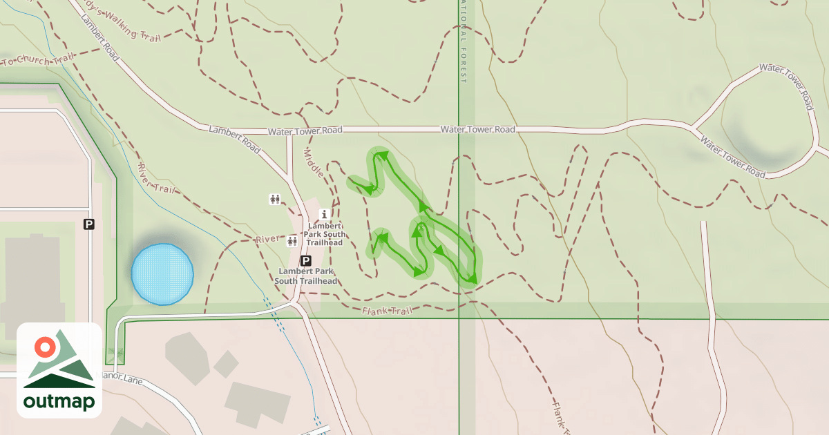 Map of Tilted Trail