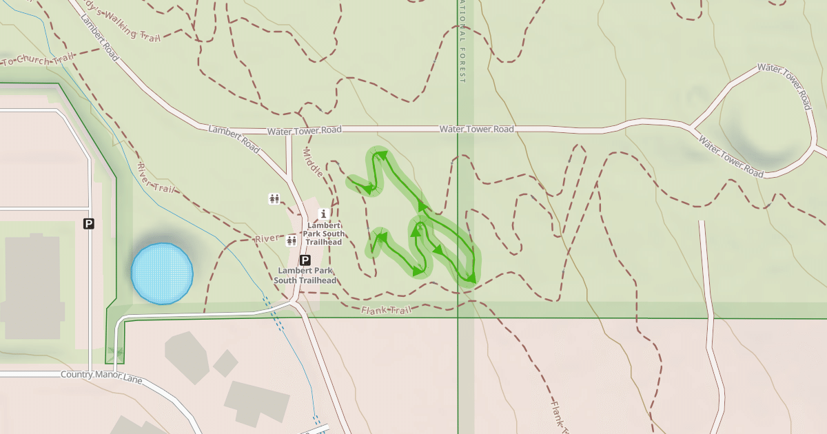 Map preview of Tilted Trail