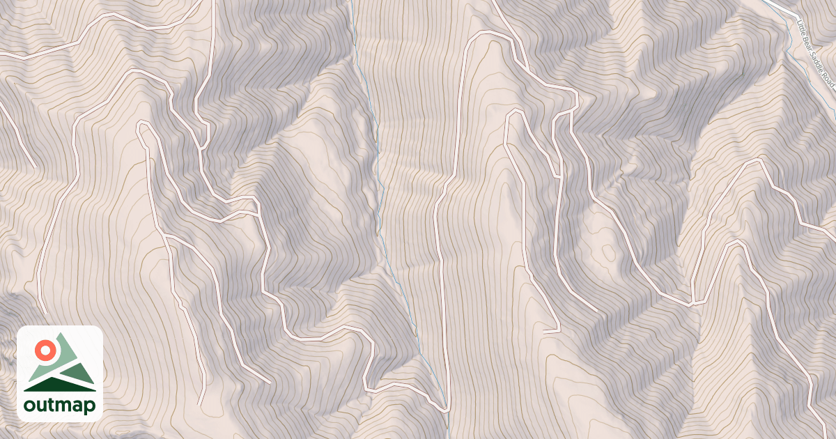 Map of S116 B ALKALI CANYON
