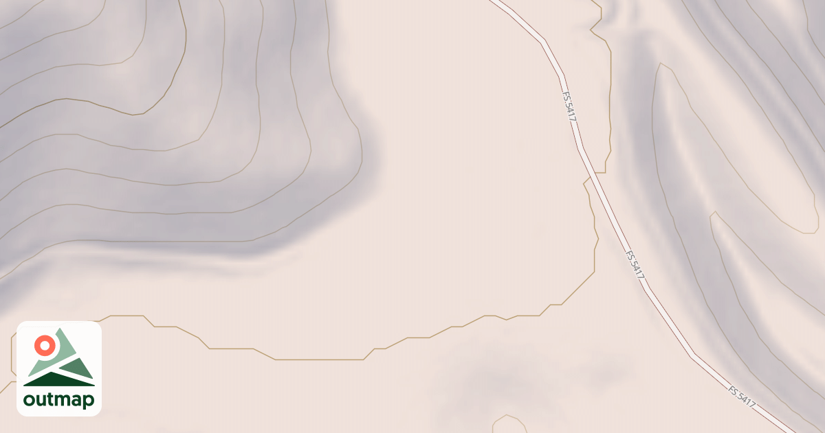 Map of COW SPUR