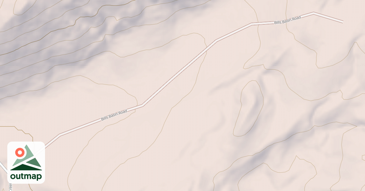 Map of BILLS BASIN