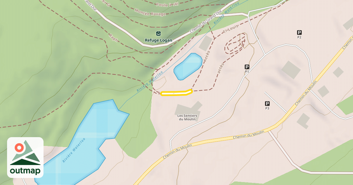 Map of accès