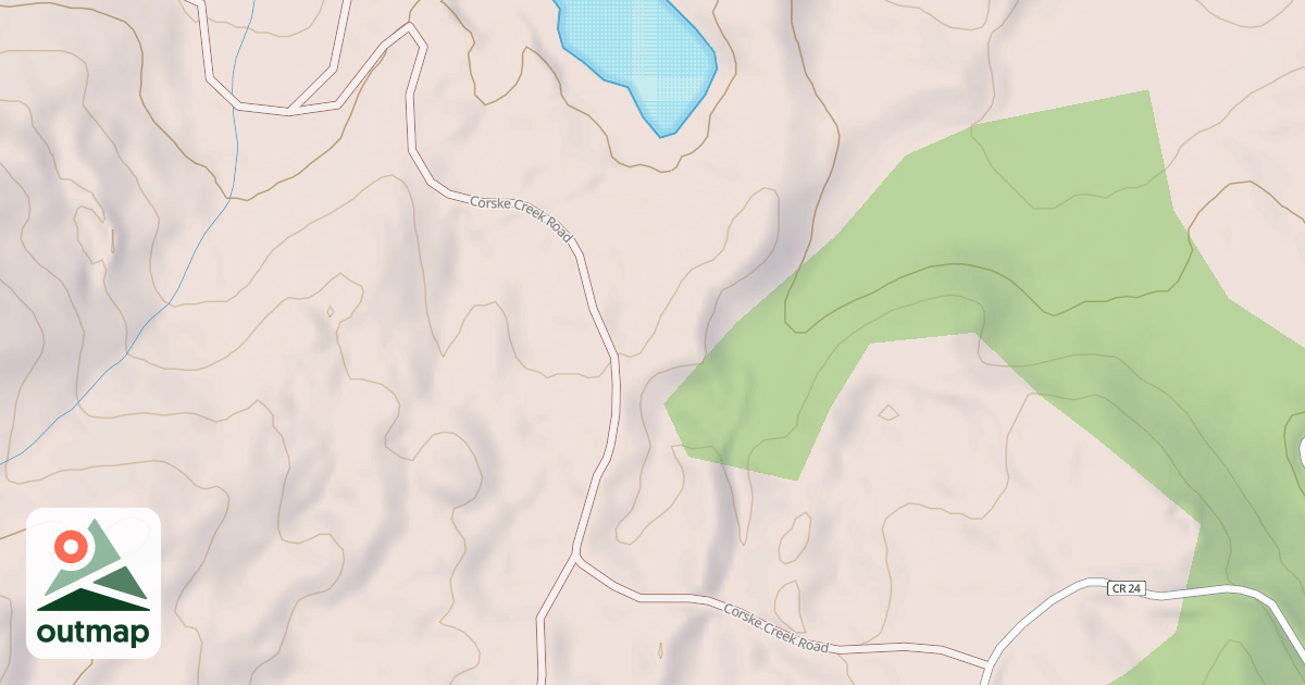 Map of CORSKE CREEK