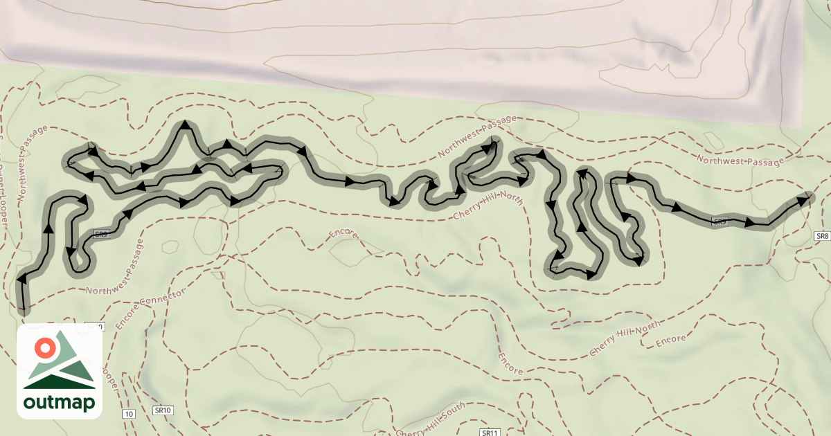 Map of Hard Scrabble - SR 9