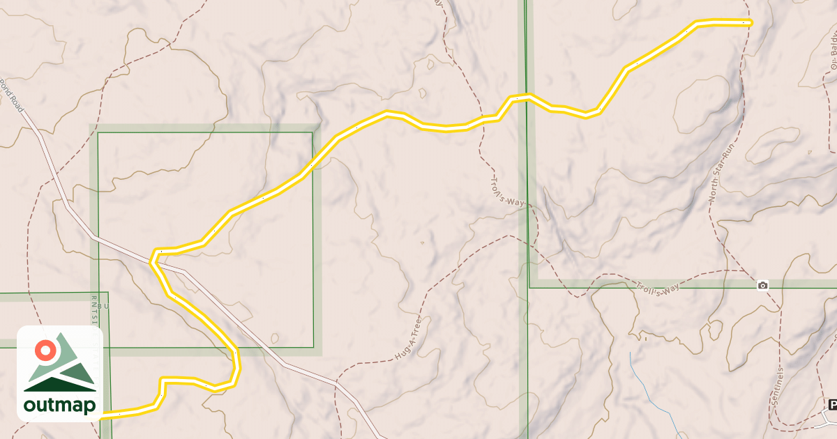 Map of Thor's Trail