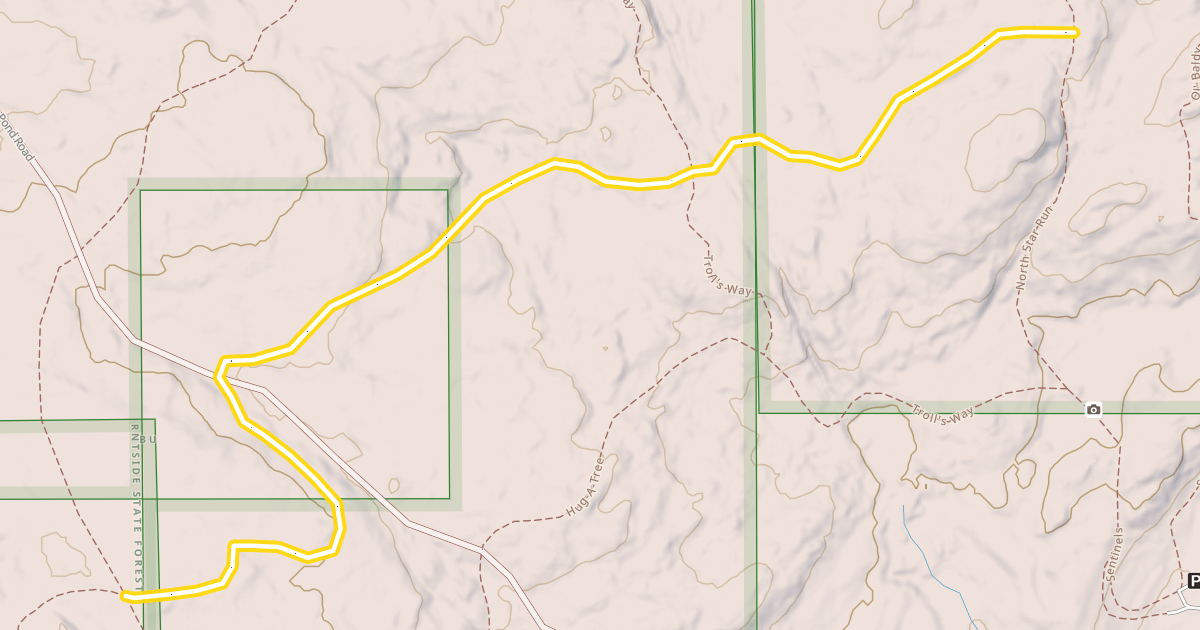Map preview of Thor's Trail