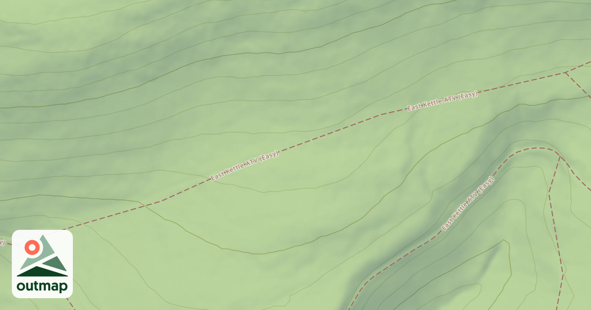 Map of East Kettle ATV Trail System