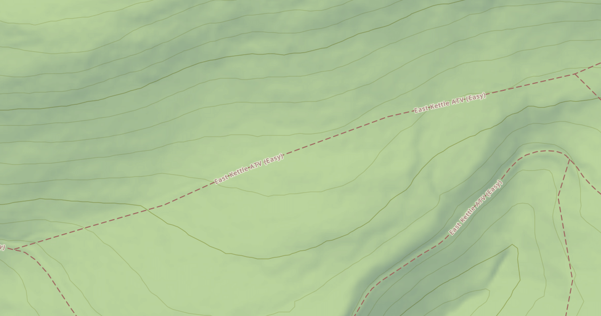Map preview of East Kettle ATV Trail System