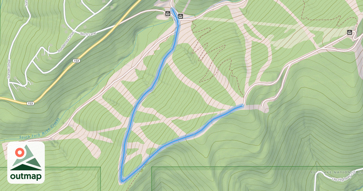 Map of Country Road