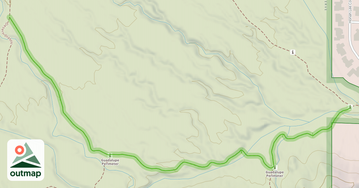 Map of Thash Kavid South Trail