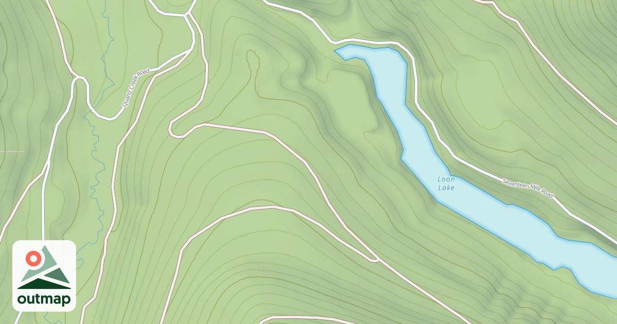 Map of 17 MILE/QUARTZ SNOWMOBILE