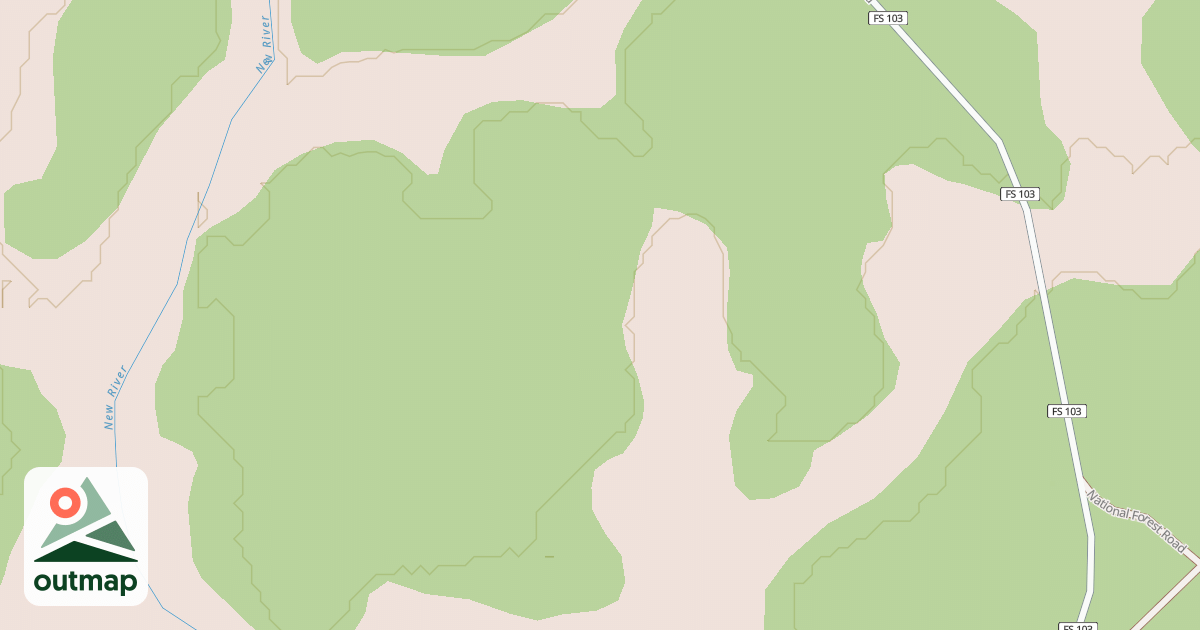 Map of USFS Motor Vehicle Use Map Roads {D1BFDEF8-EBCA-404F-9C4E-9AC40524182B}