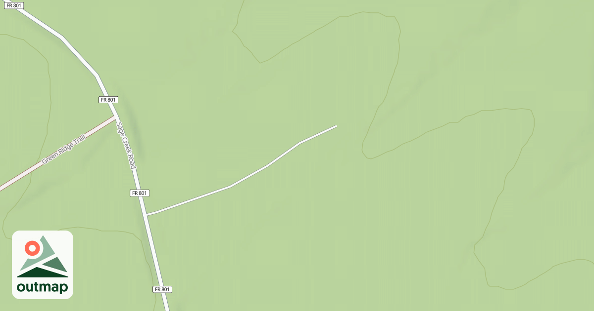 Map of DEEP CREEK SPUR 1H