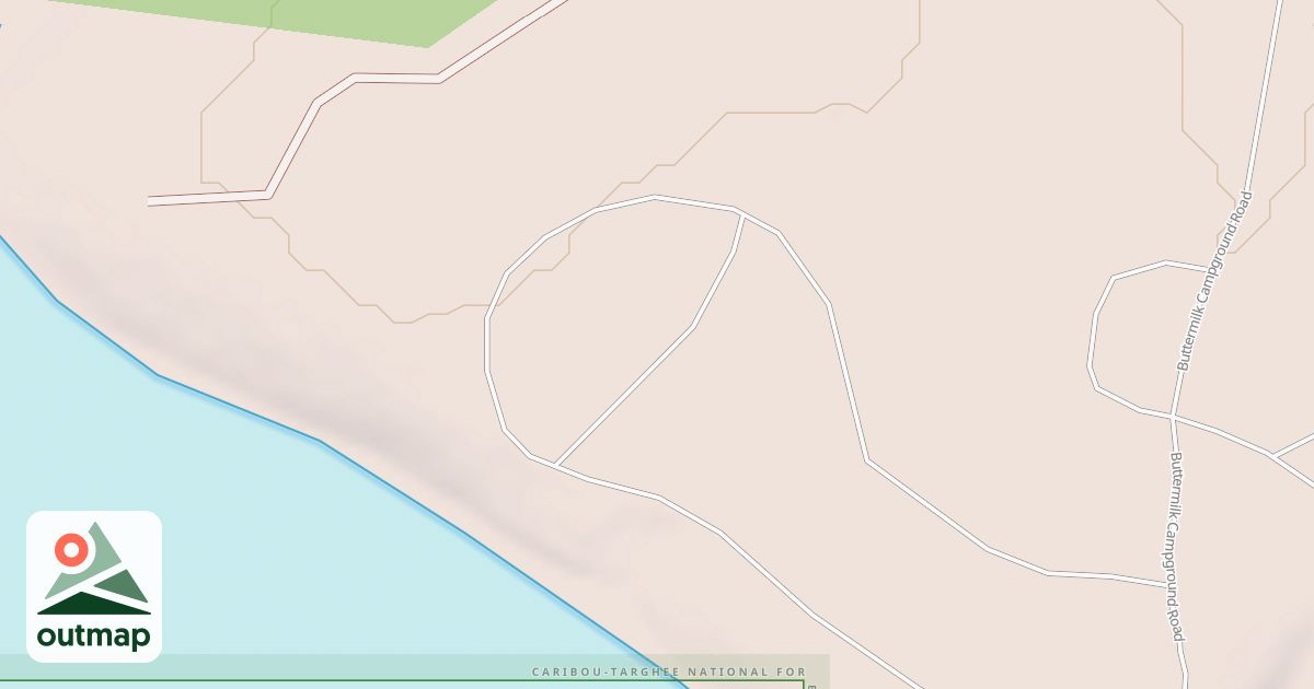 Map of BUTTERMILK CG FISHERMAN PRKG