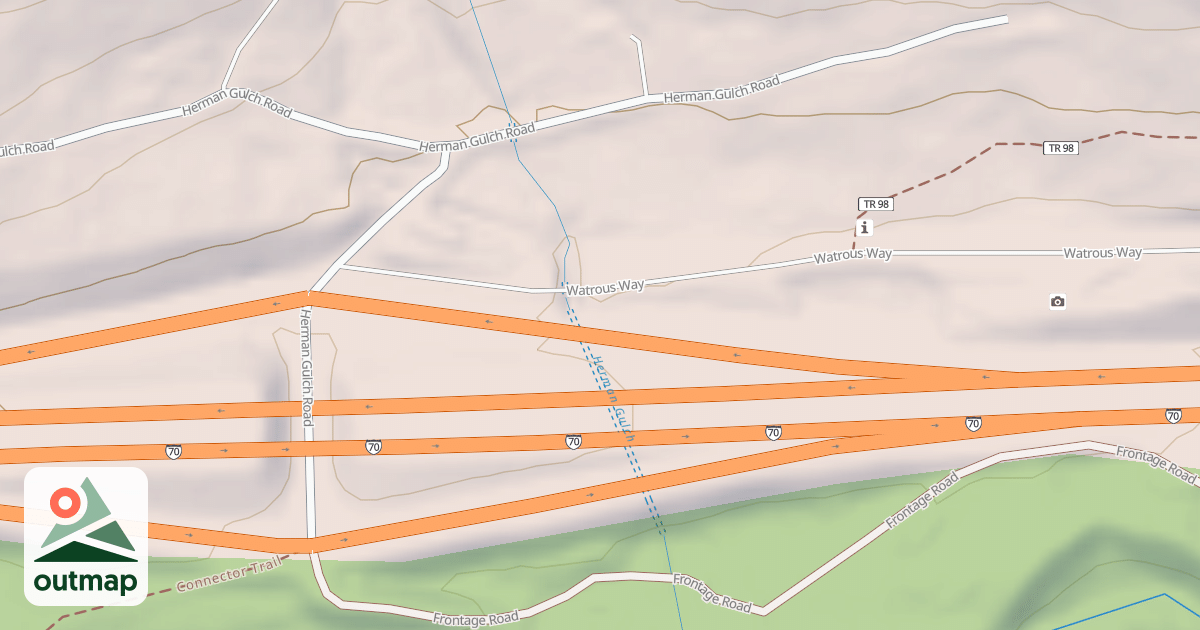 Map of HERMAN GULCH PARKING