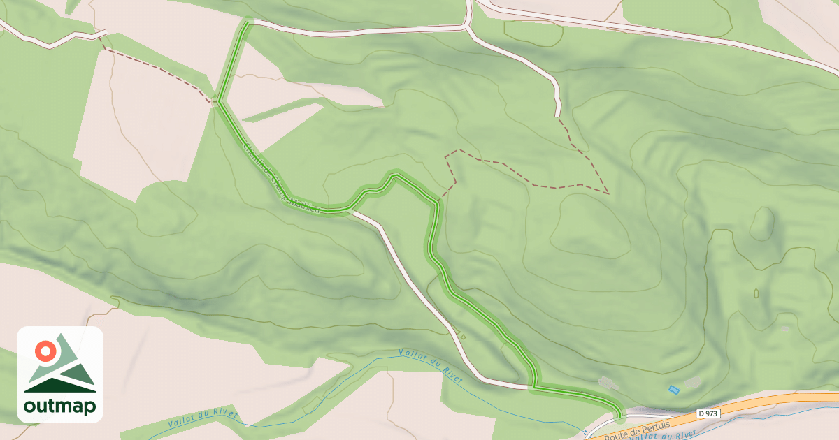 Map of Chemin de Champ Mathieu
