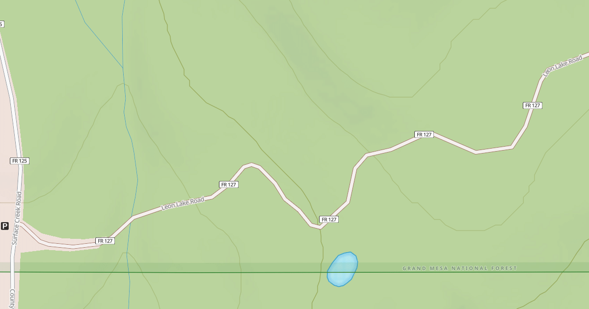 Map preview of LEON LAKE