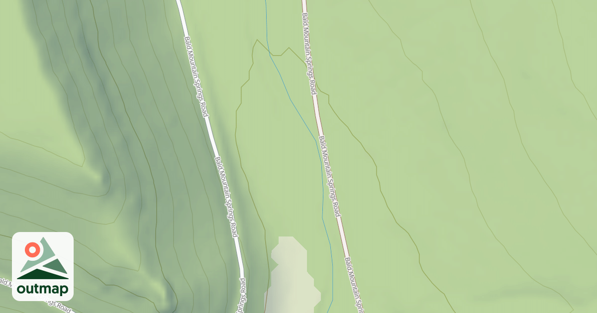 Map of BALD MTN SPRING CG SPUR