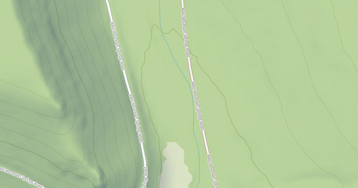 Map preview of BALD MTN SPRING CG SPUR