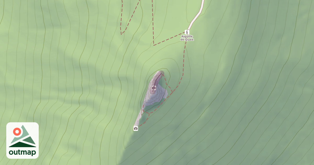 Map of Climbing Route