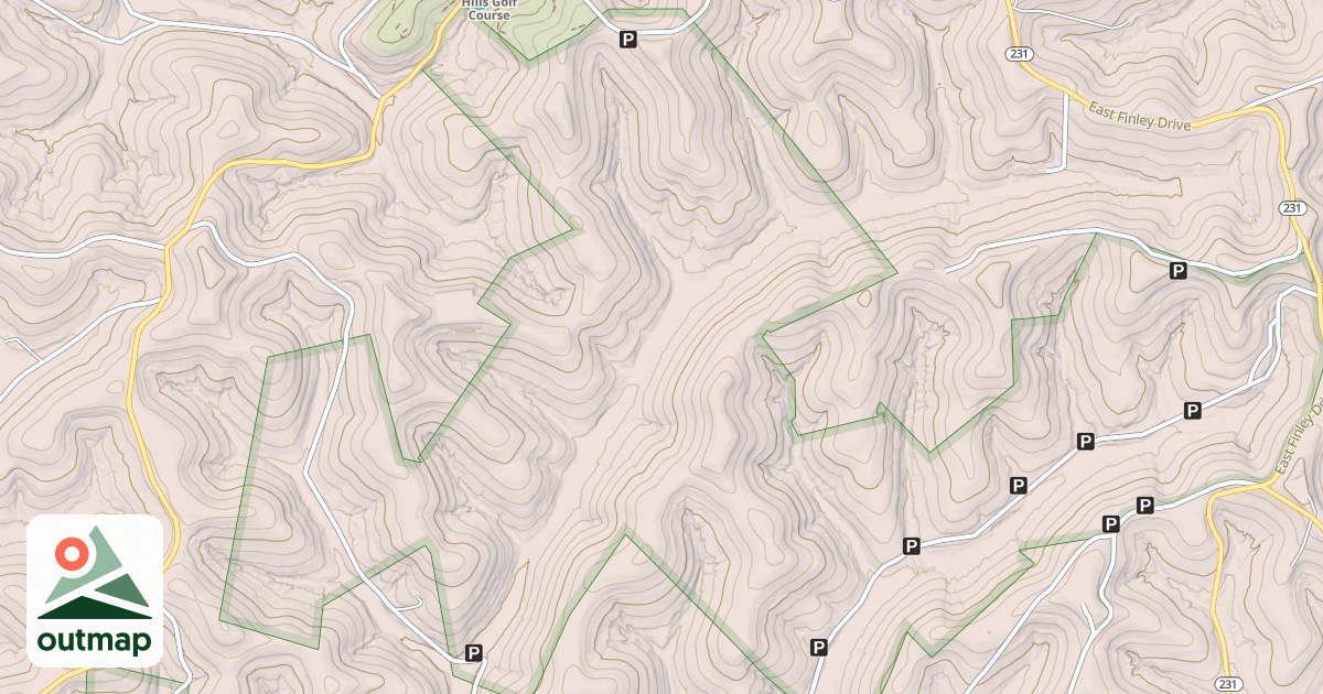 Map of ATV/Disabled Person Route