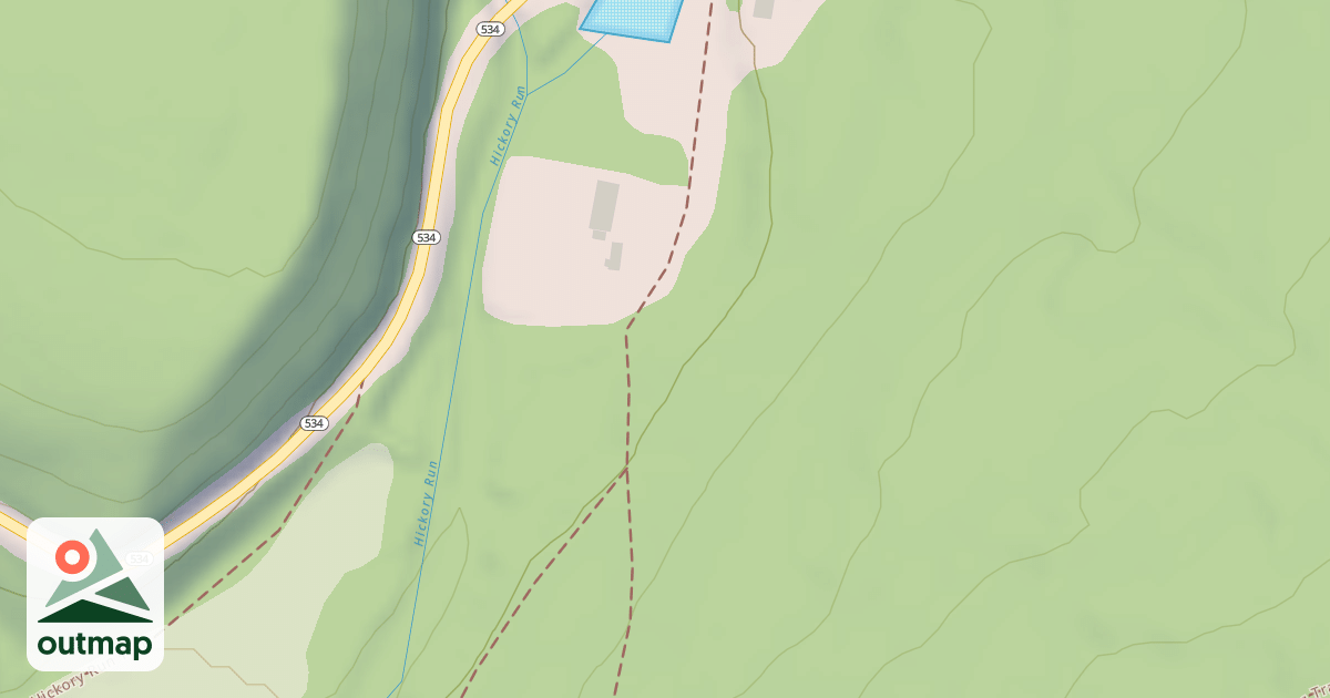 Map of Hickory Run State Park Trails