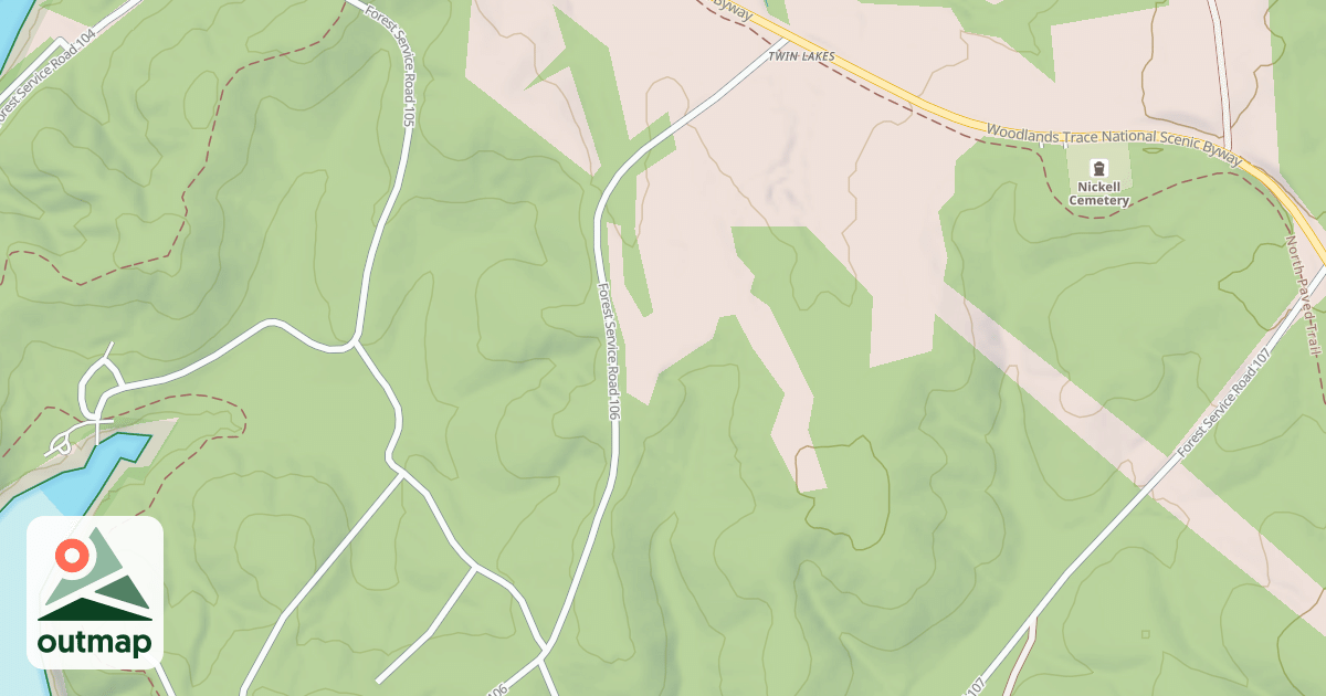 Map of LYON COUNTY PARK ROAD