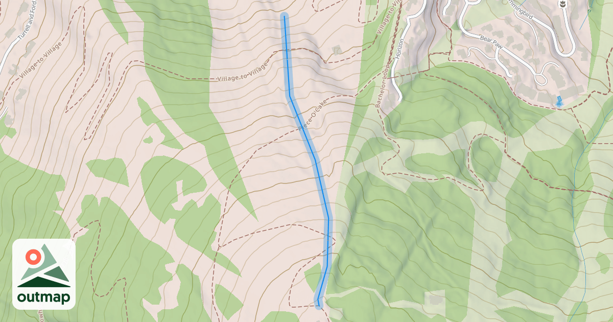 Map of Wapiti-Upper