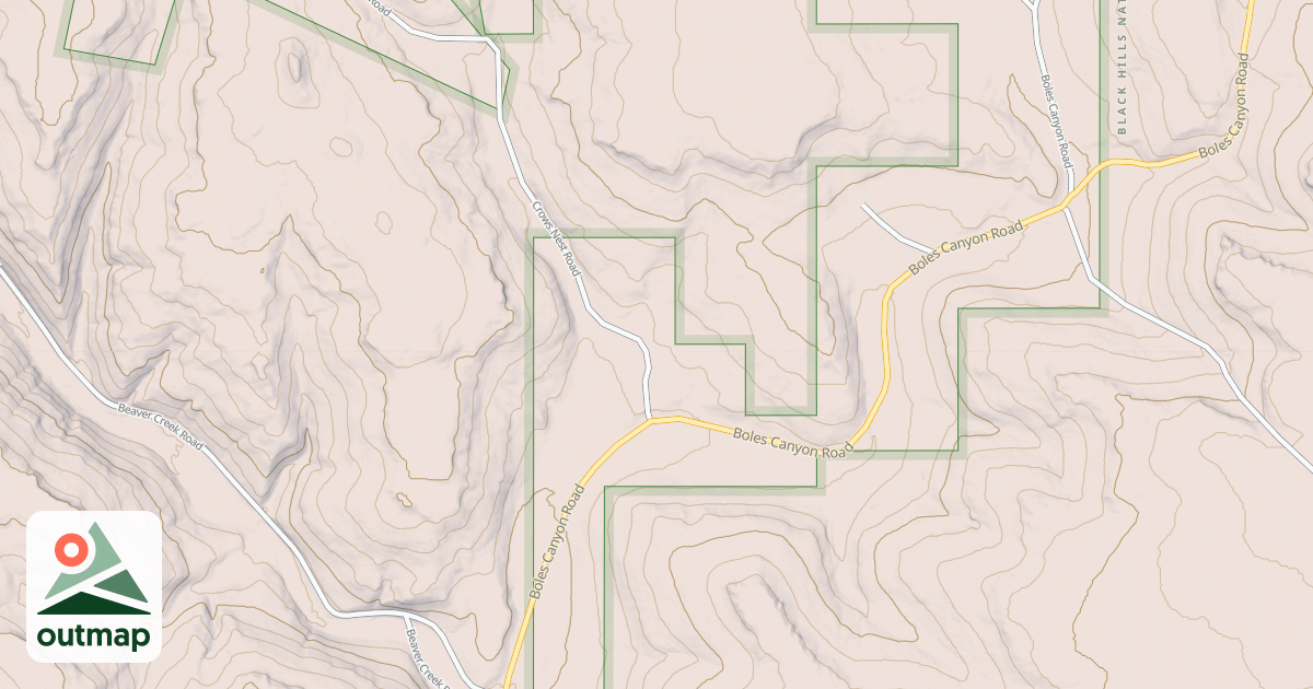 Map of BEAVER CREEK BR 1A