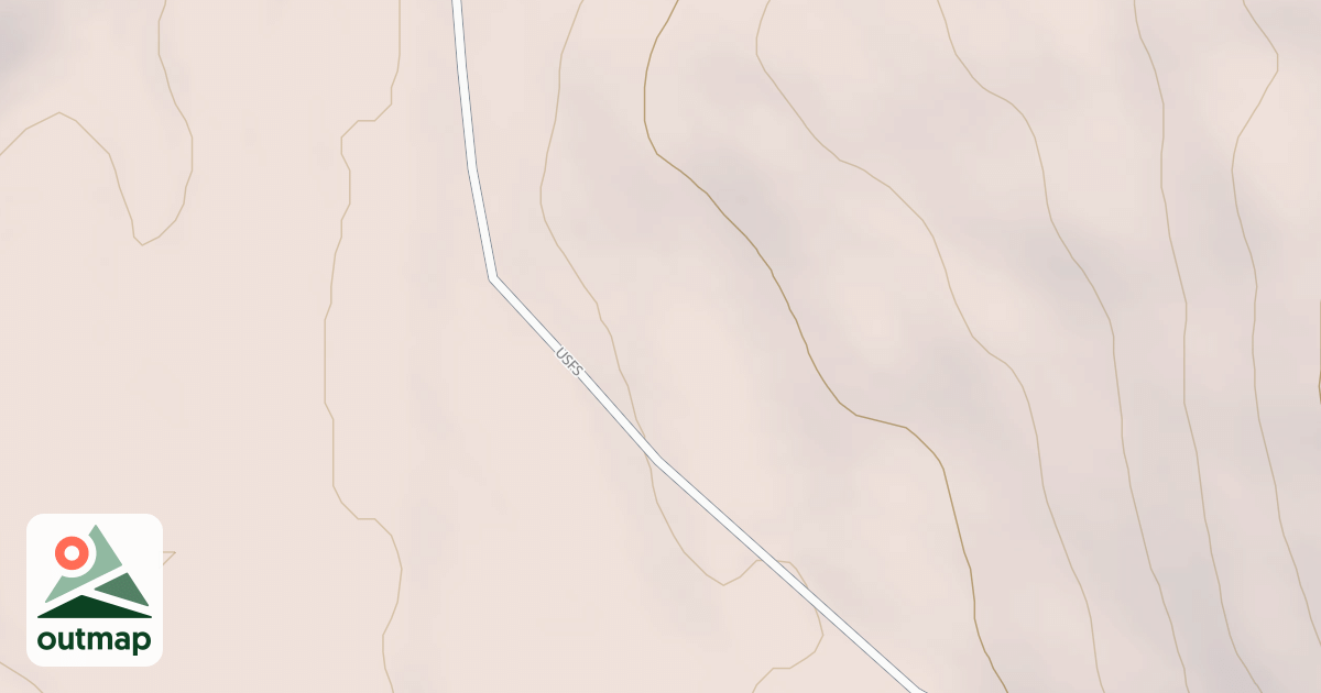 Map of Twin Lakes Road