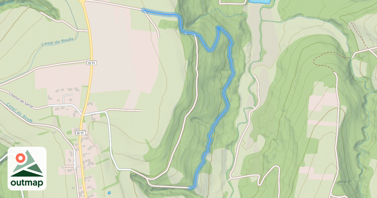 Map of Chemin du Therme