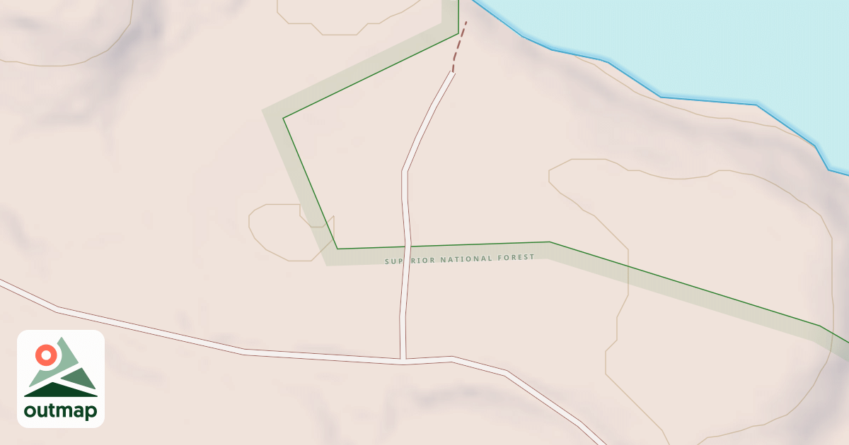 Map of COMFORT LAKE ACCESS
