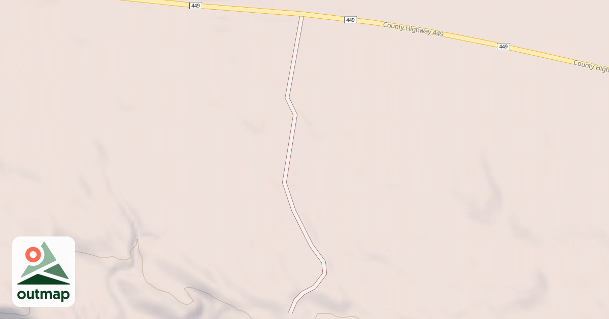 Map of EIGHT MILE CUT ACROSS SPUR K