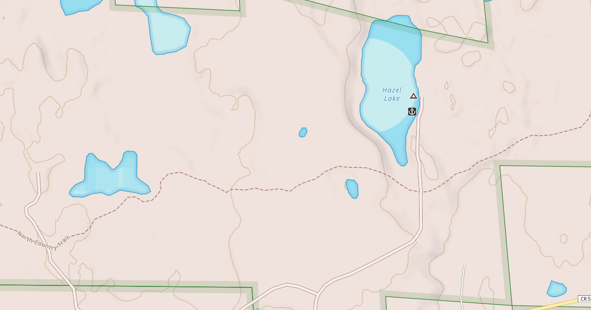 Map preview of HAZEL LAKE SPUR 2850