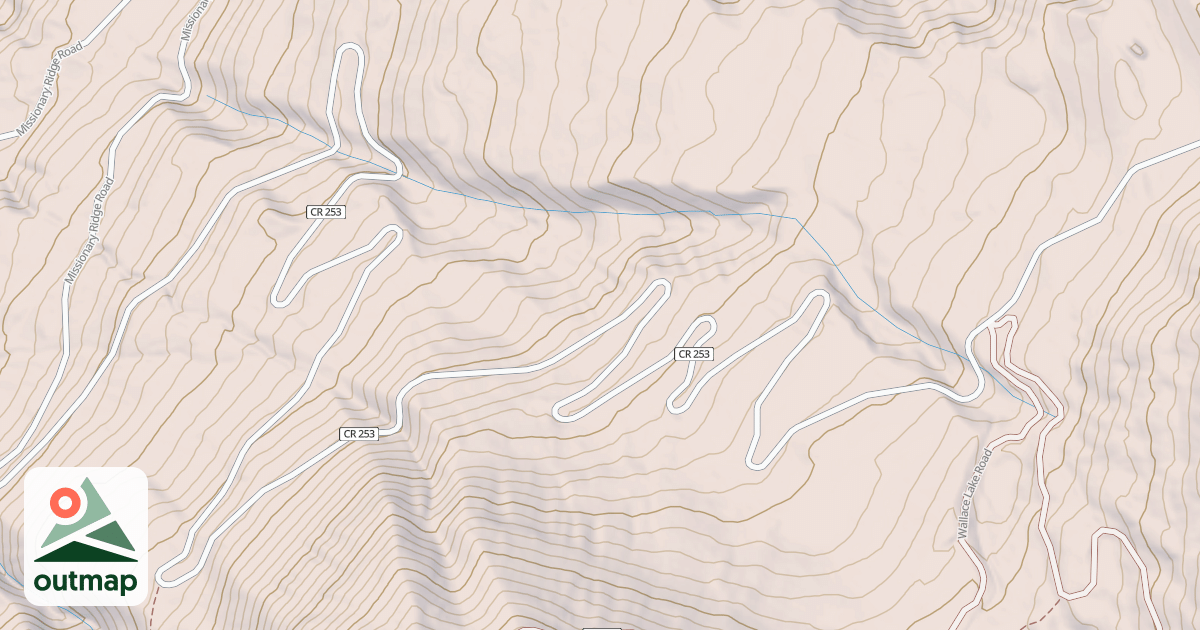 Map of MISSIONARY RIDGE